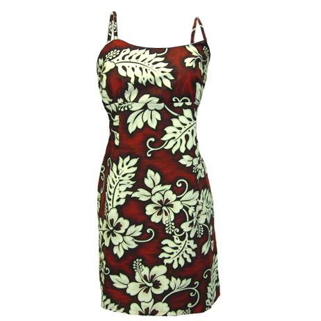 Hawaiian Sweet Spaghetti Strap Dress