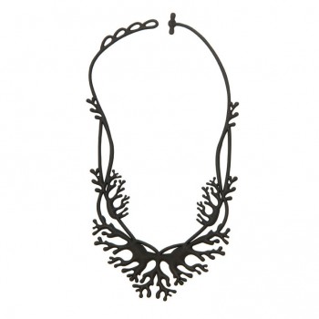 Batucada Ladies Black Coral Necklace