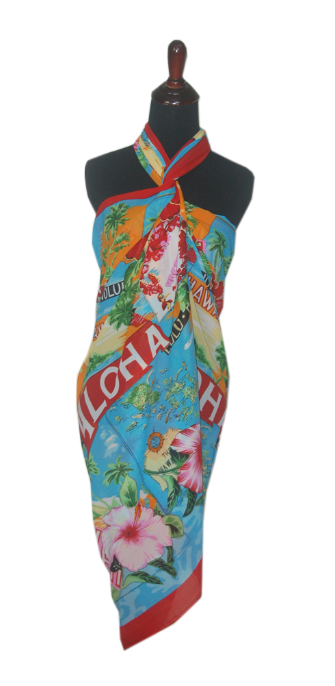 Aloha From Hawaii Ladies Sarong