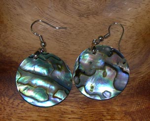 Abalone Shell Hawaiian Earring