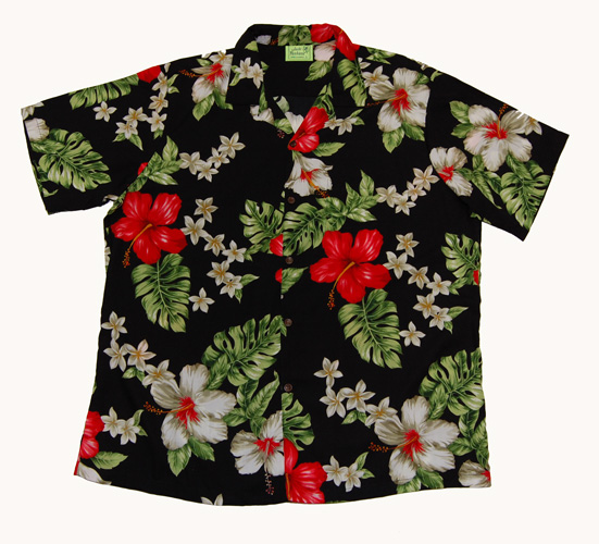 Haleakala Black Men Hawaiian Shirt