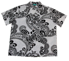 Cotton Turtle Tattoo White Hawaiian Men Shirt