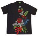 Kailua Black Men Hawaiian Shirt