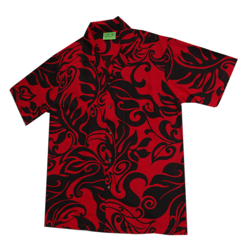 Hawaiian Aloha Red Men Shirt