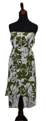 Hokulani Green High-Low Ladies Dress