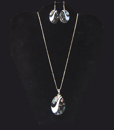 Classic Mosaic Necklace and Earring Set