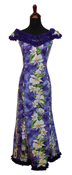 Wailea Beach Kahili Purple Ginger Ladies Hawaiian Dress