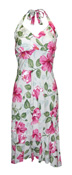 Hibiscus Garden Hawaiian Halter Dress