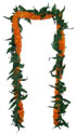 Men Maile Lei with orange ilima