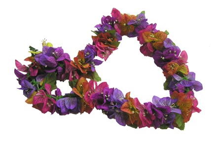 Traditional Mix Bougainvillea Hawaiian Lei