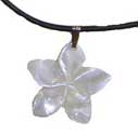 Hawaiian White Flower Necklace