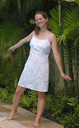Aloha Short Cotton Wedding Dress
