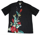 Hawaiian Kona Black Men Shirt