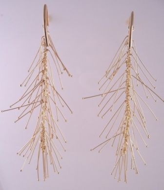 Firework Gold Earring