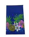 Hawaiian Blue Tropical Garden Flower Men Lava Lava