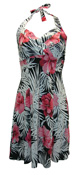 Hawaiian Dawn Halter Dress