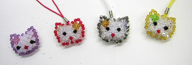 Swarovski Hawaiian Flower Hello Kitty Face