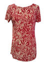 Hawaiian Mana'o Red Short Sleeve Tee Top