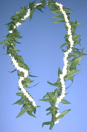 Men Maile Lei with pikake flower