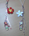 Tropical Flower Cell Phone Strap