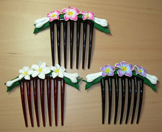 Hawaiian Flower Comb