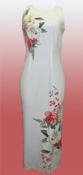 Royal Cattleya Creme Long Tank Dress