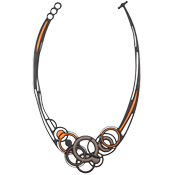 Batucada Ladies Saturn Orange Necklace