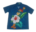 Blue Tropic Flower Shirt