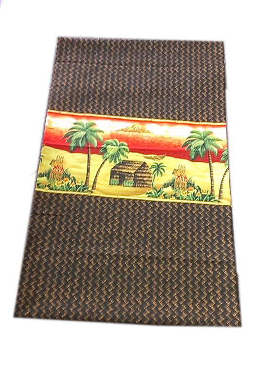 Hawaiian Cotton Island Village Brown  Lava