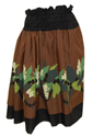 Double Brown Pa'u Hula Skirt