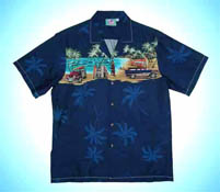Hawaiian Cotton Surfer Shirt